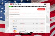 BetOnline USA Deposit Options