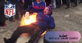 Buffalo Bills Fan on Fire