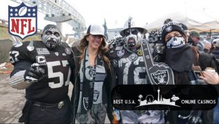 Oakland Raider Couples Tailgating