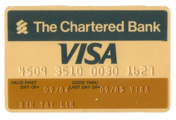 Retro VISA Credit Card