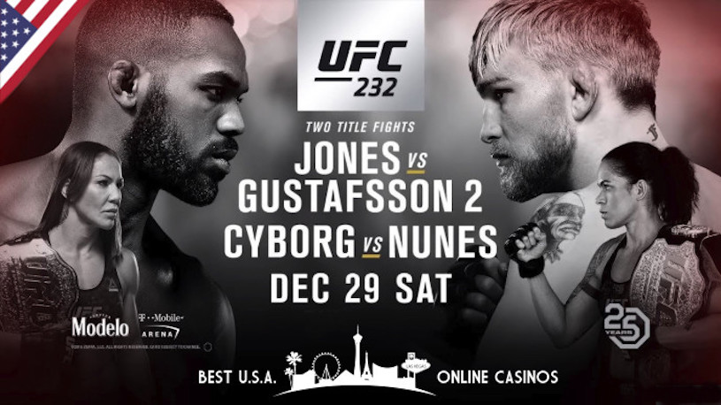 Bet on UFC 232 at USA Online Sportsbooks