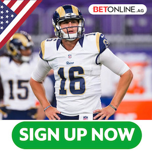 Jared Goff BetOnline Banner