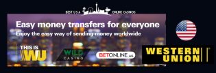 Deposit with Western Union at USA Online Casinos in 2019
