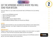 Bitcoin Deposit at MyBookie Step 2