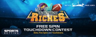 End Zone Riches Free Spin Touchdown Contest