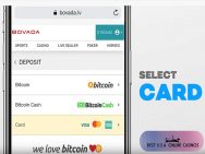 Step 3 of Bovada Credit Card Deposit - Select Method