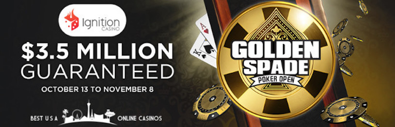 Ignition Casino Golden Spade Poker Open