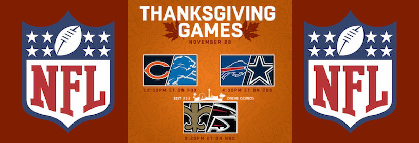 Bet Thanksgiving 2019 NFL Games