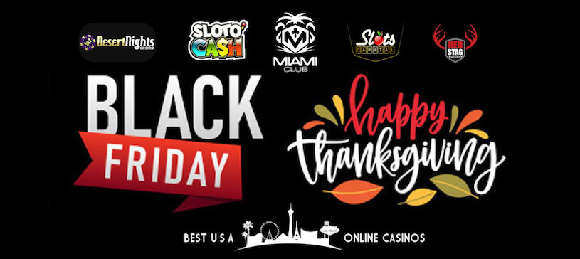 Free Spins and Deposit Bonuses for Black Friday 2019