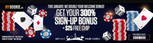 Special Casino Welcome Bonus at MyBookie for January 2020