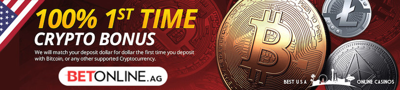 Current Cryptocurrency Deposit Bonus at BetOnline Casino