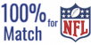 100% Deposit Match Offered for NFL