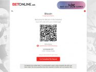 Step 3 BetOnline Bitcoin Deposit QR Address Code