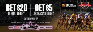 MyBookie Digital Derby Free Bet