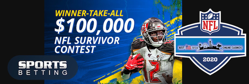 $100,000 Guaranteed NFL 2020 Survivor Pool at SportsBetting.ag