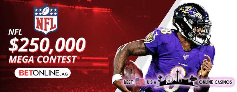 $250,000 NFL Mega Contest 2020 at BetOnline Sportsbook