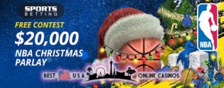 $20,000 NBA Christmas Day Parlay Sports Betting Contest