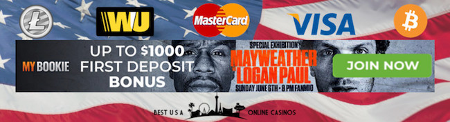 MyBookie Sportsbook Mayweather vs. Logan Deposit Bonus