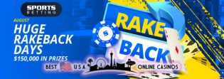 Huge Rakeback Days at SportsBetting.ag Poker Room