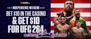 MyBookie Sportsbook UFC 264 Free Bet Promotion