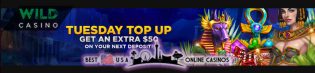 Tuesday Top Up at Wild USA Casino