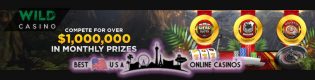 Wild USA Casino $1,000,000 Monthly Tournaments