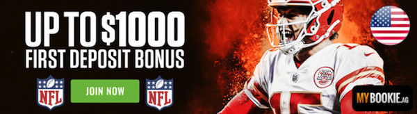 MyBookie Sportsbook NFL Banner for the 2021 Season