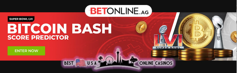 Super Bowl LVI BetOnline Bitcoin Bash Score Predictor